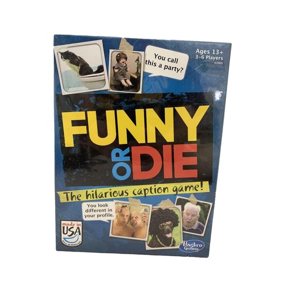 Funny or Die Caption Game New Sealed Hasbro 2013 Party Board Game Ages 13+ - Picture 1 of 5
